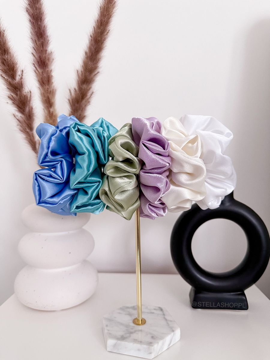 satin scrunchies